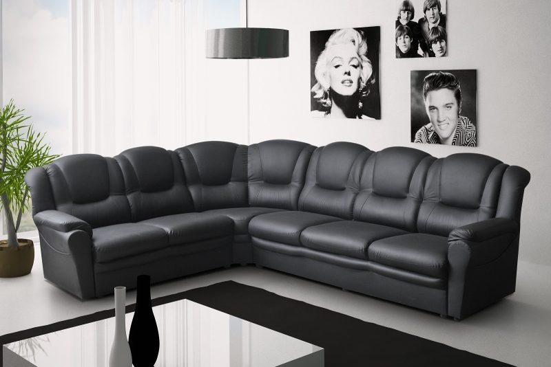 Texas Faux Leather Corner Sofa